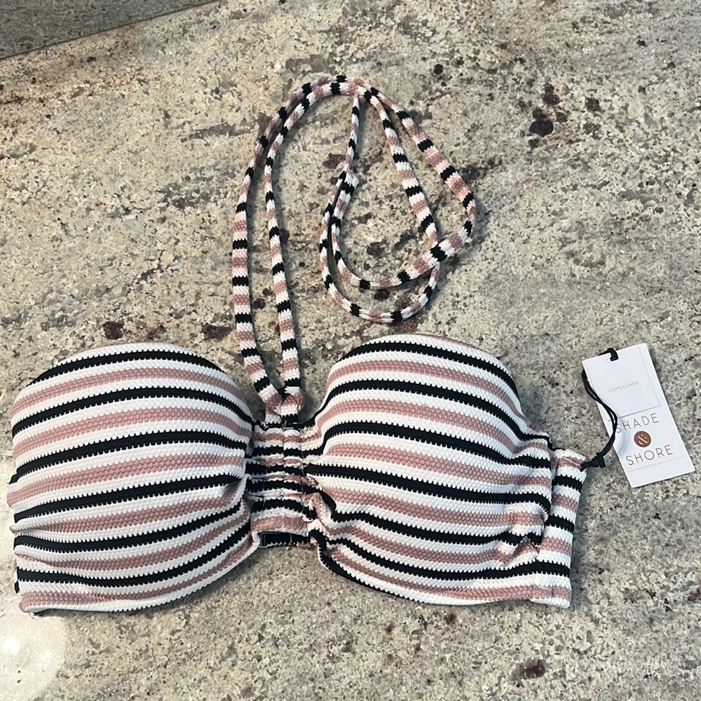 Striped Swim Top